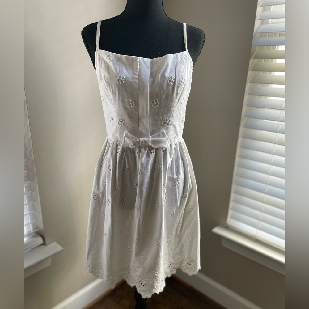 Lilly Pulitzer White Eyelet Mini Dress